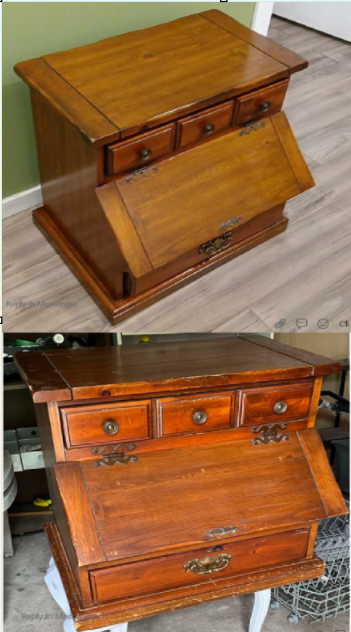 Antique wooden dresser