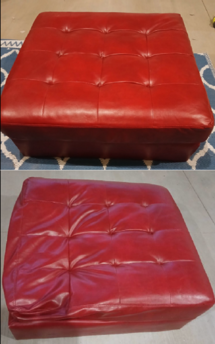 Broken ottoman fixed