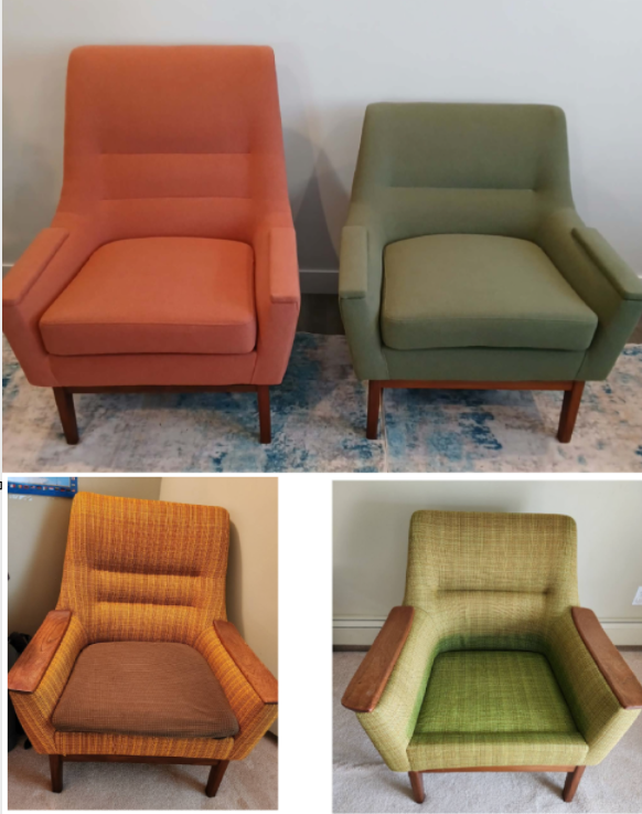 Modernised MCM chairs