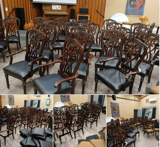 Upholstery project for an organisation