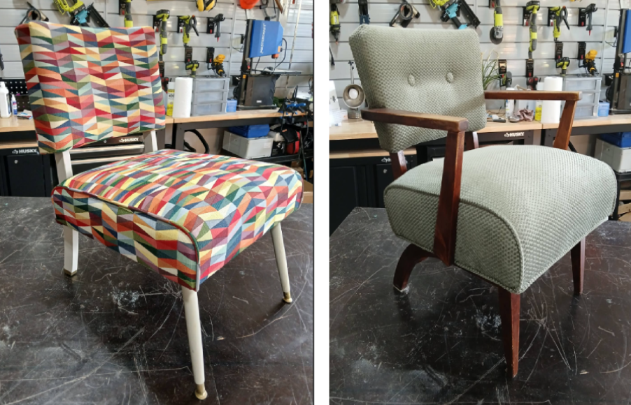 Piped chairs
